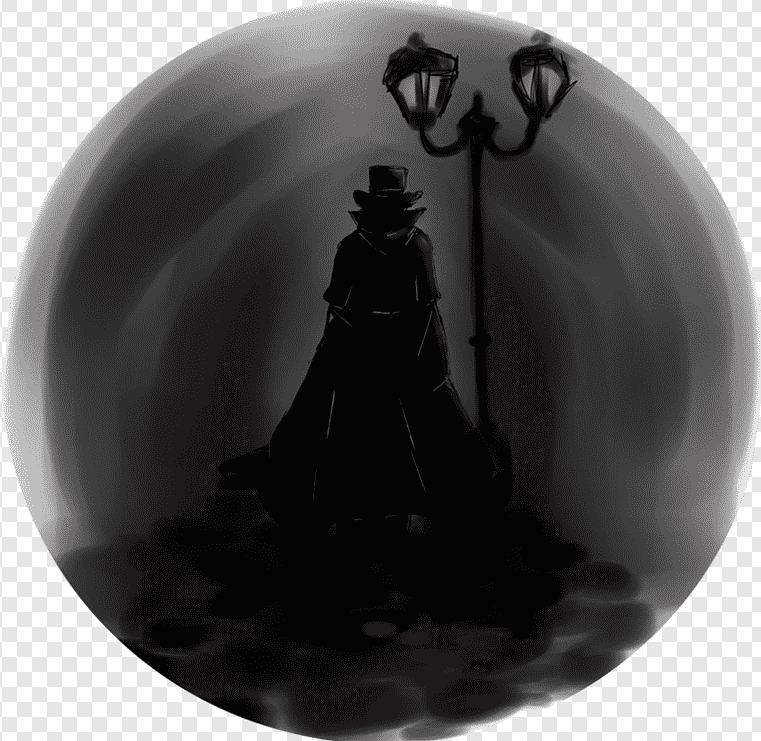 Rua escura de Whitechapel com atmosfera vitoriana sombria